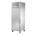 True STR1R-1S-HC - Refrigerator, one-section, (1) solid door, stainless steel front & sides